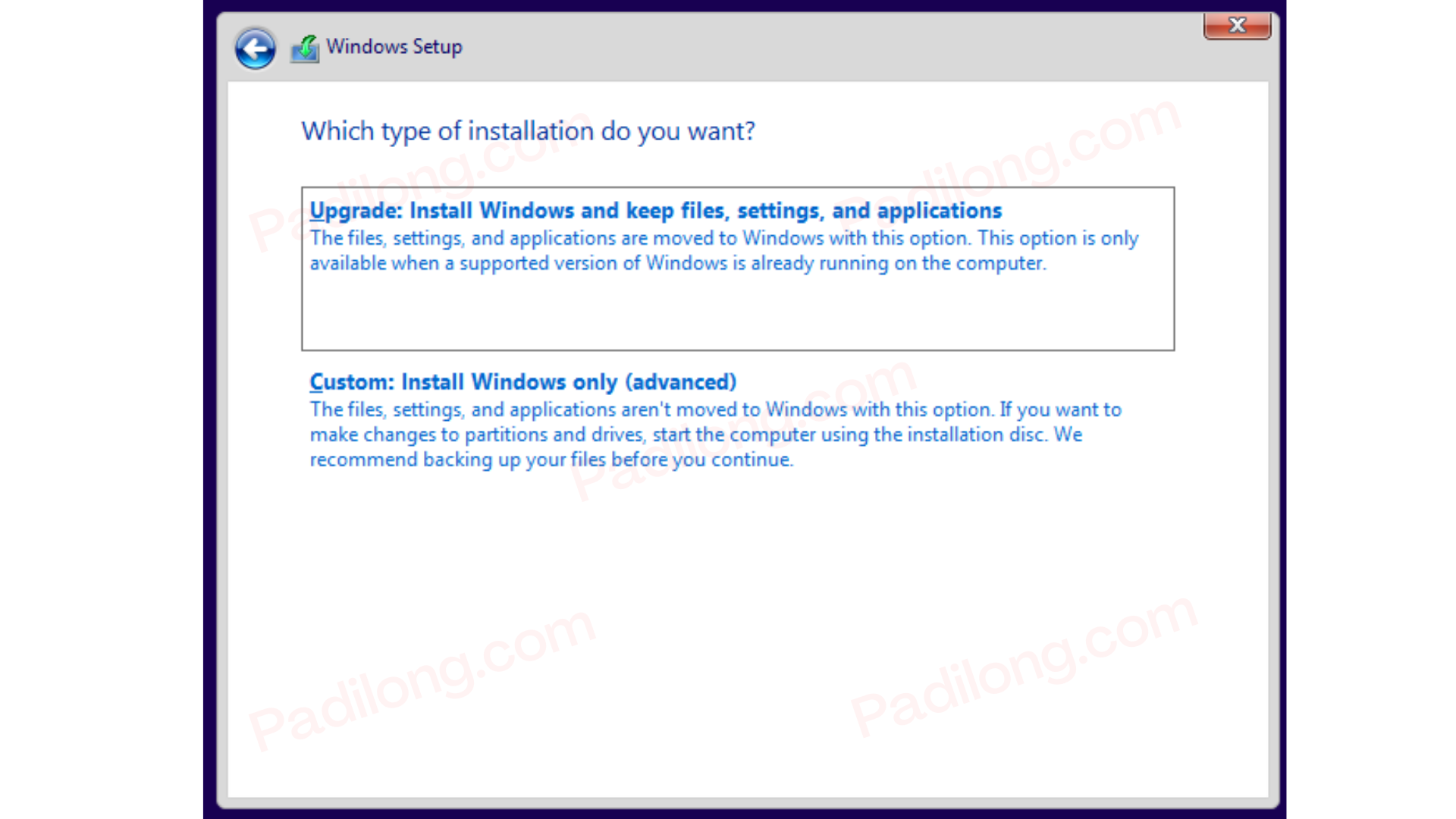 Cara Install Windows 11 Dengan Flashdisk 6 Insstallation Tipe of windows 11