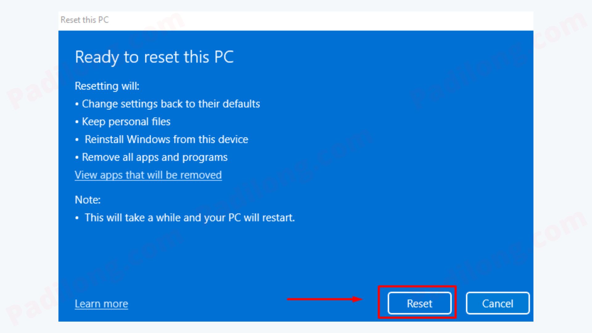 Cara Reset Windows 11 Tanpa Kehilangan Data 5 reset-pc