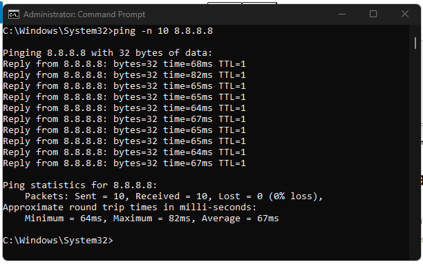 Membatasi Tethering Voucher Hotspot dengan Mikrotik 4 ping mikrotik via terminal